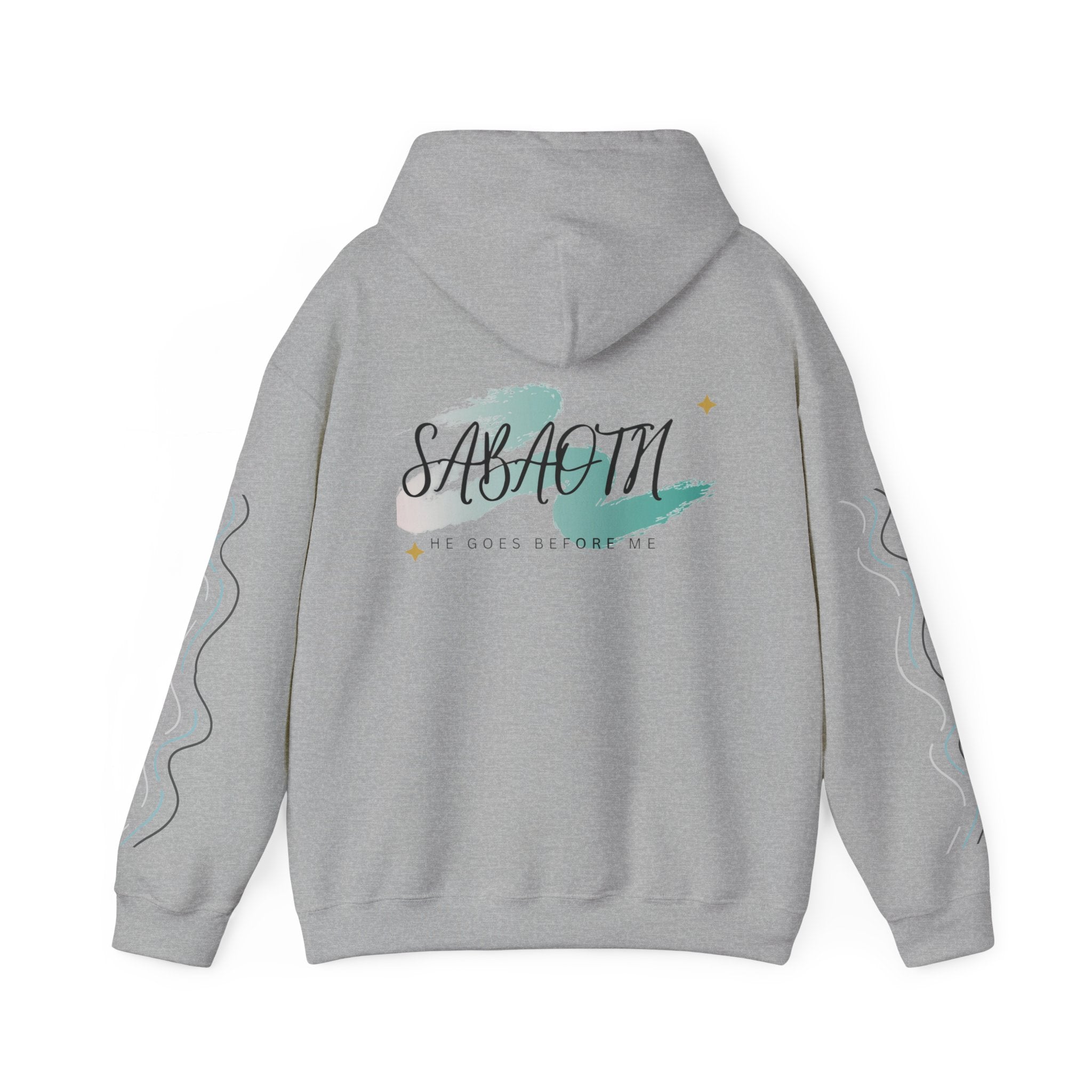 Sabatini Brushstroke Hoodie – Inspirational Script Graphic Pullover