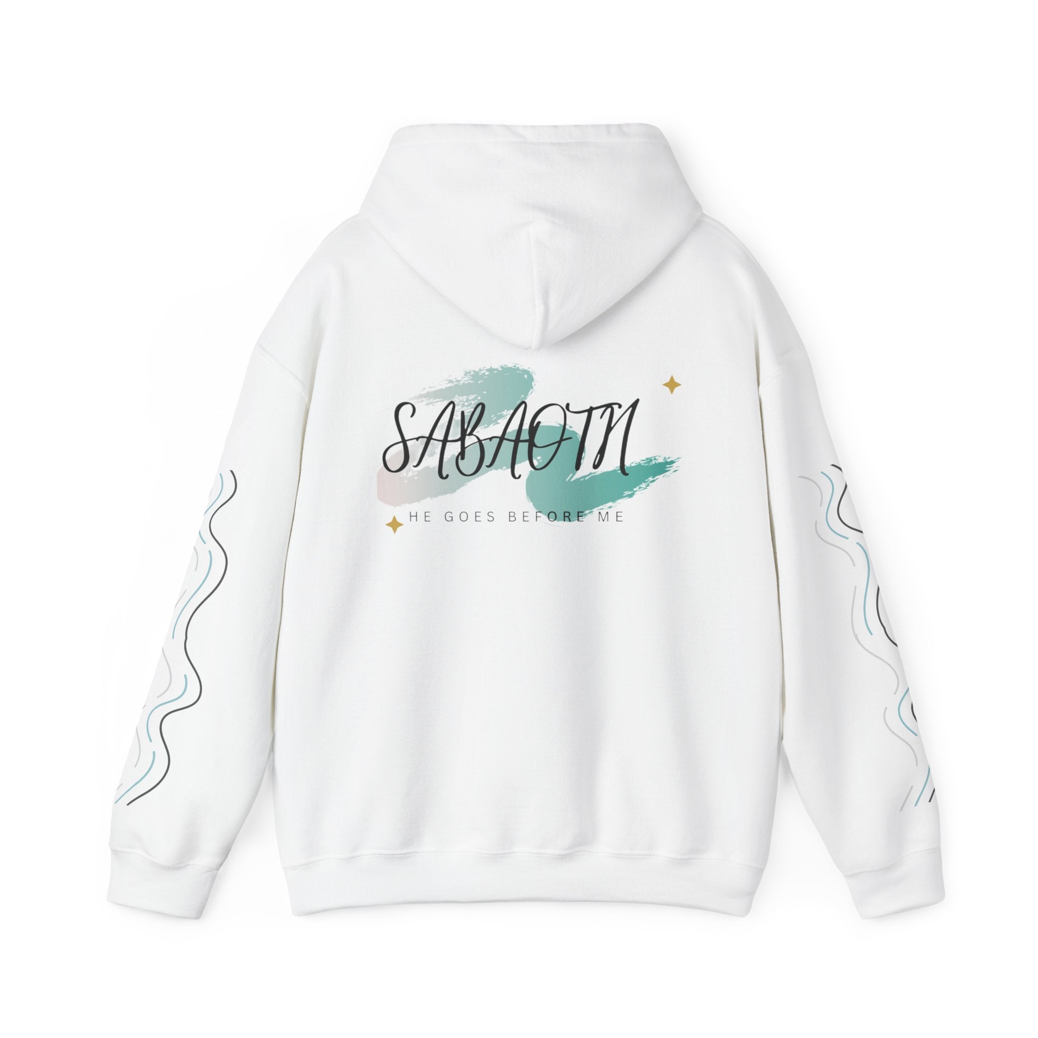 Sabatini Brushstroke Hoodie – Inspirational Script Graphic Pullover