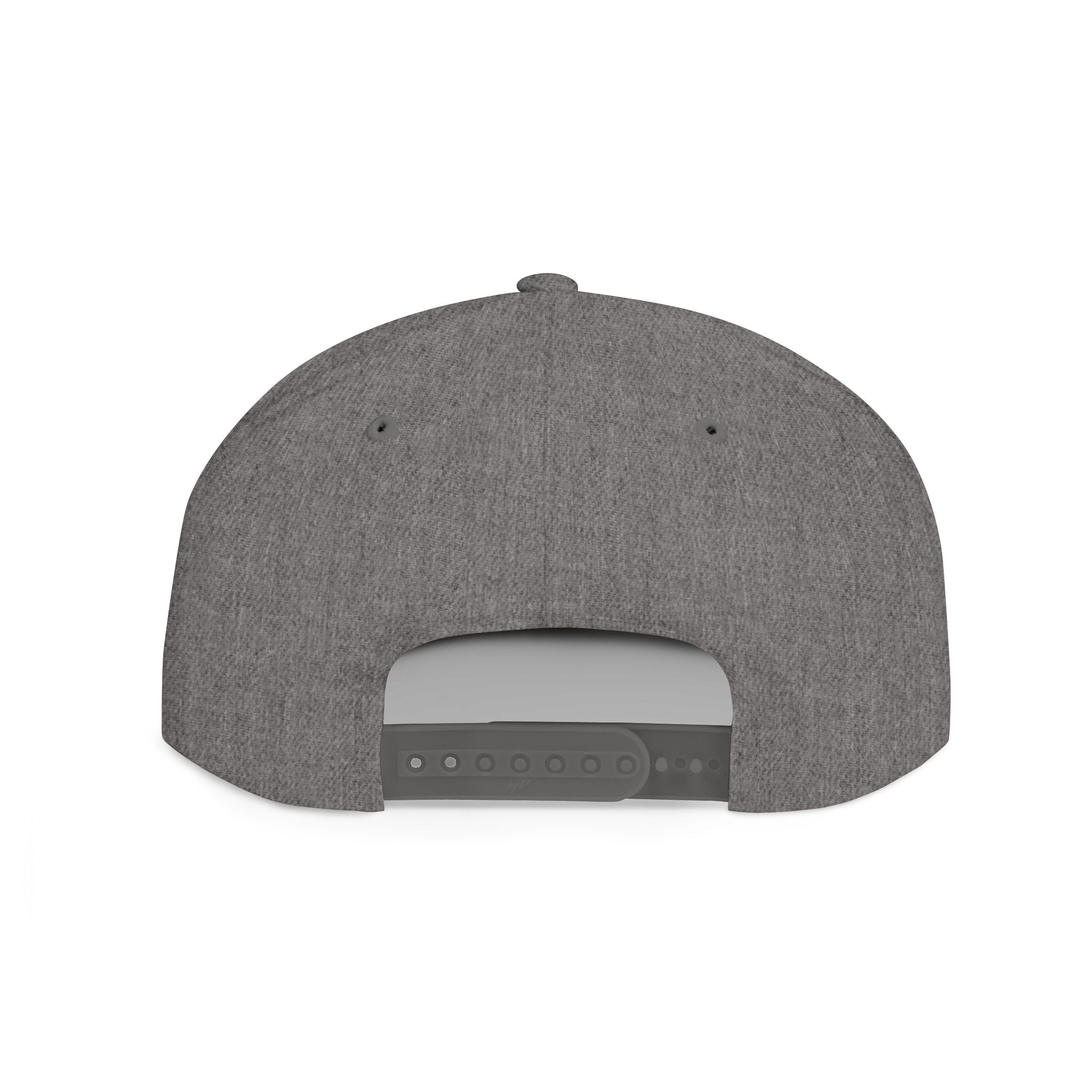 Embroidered Gold Cross Snapback Hat — Faith-Inspired Flat Bill Cap