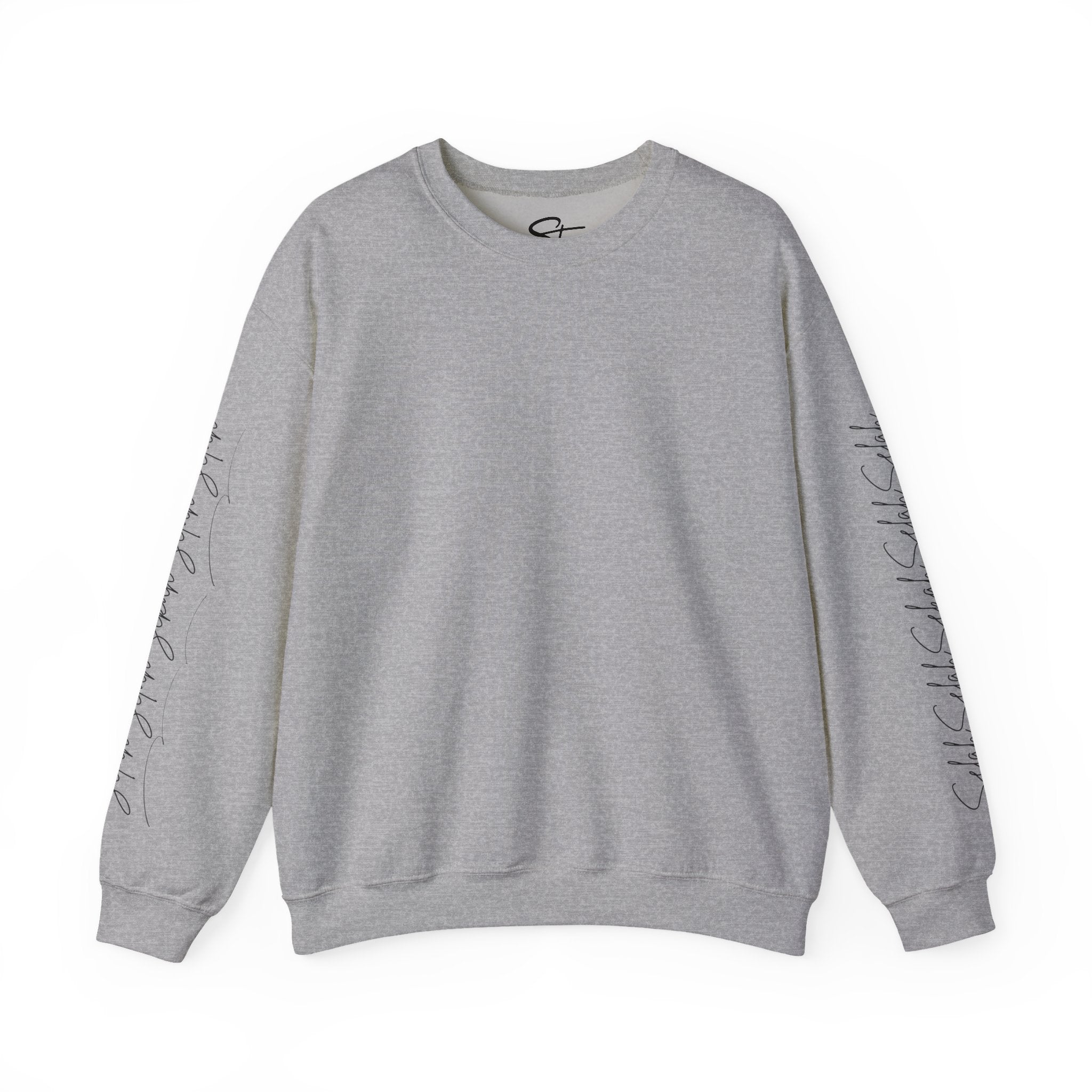Christian Cross Sweatshirt — "Come to Me and Rest" Inspirational Crewneck