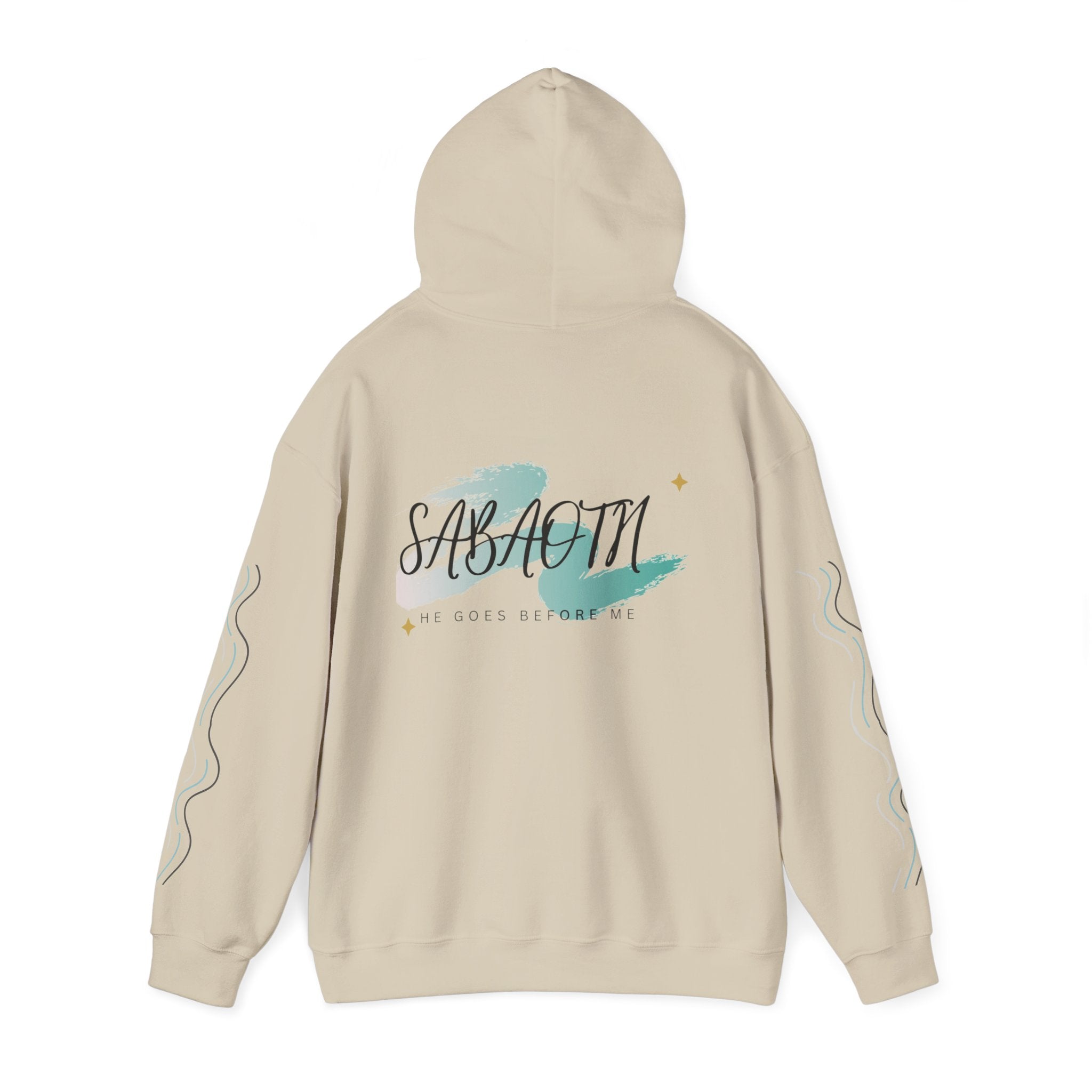 Sabatini Brushstroke Hoodie – Inspirational Script Graphic Pullover