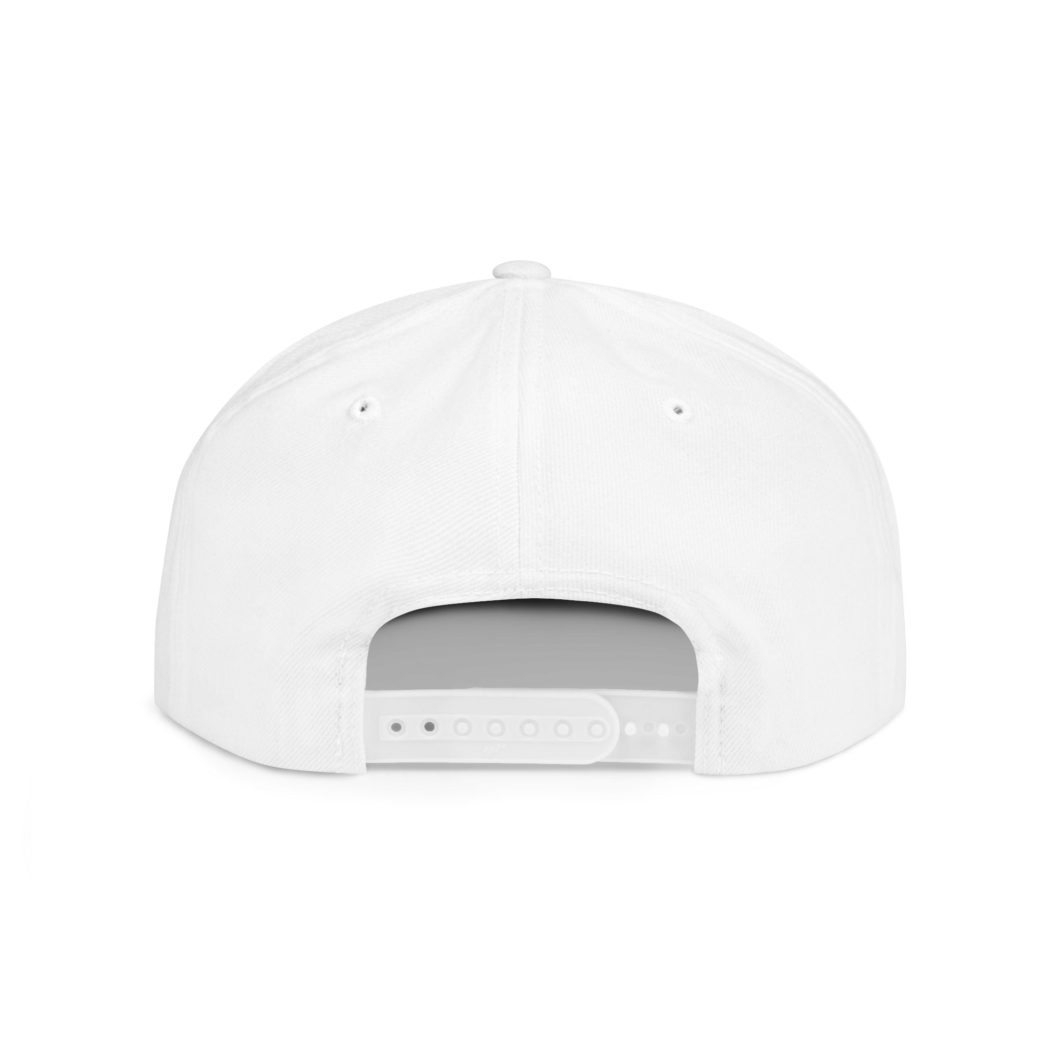 Embroidered Gold Cross Snapback Hat — 'Grace & Mercy' Christian Flat-Bill Cap