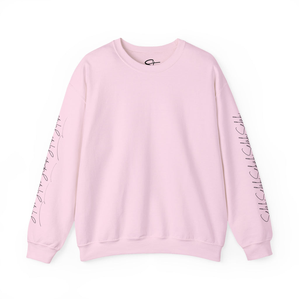 Christian Cross Sweatshirt — "Come to Me and Rest" Inspirational Crewneck