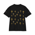 Gold Cross Pattern T‑Shirt