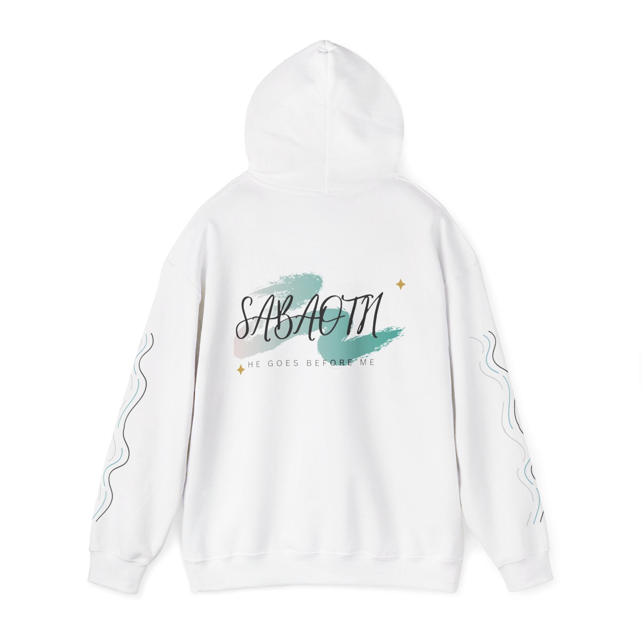 Sabatini Brushstroke Hoodie – Inspirational Script Graphic Pullover