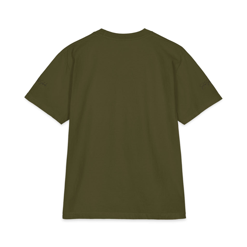Gold Cross Pattern T‑Shirt