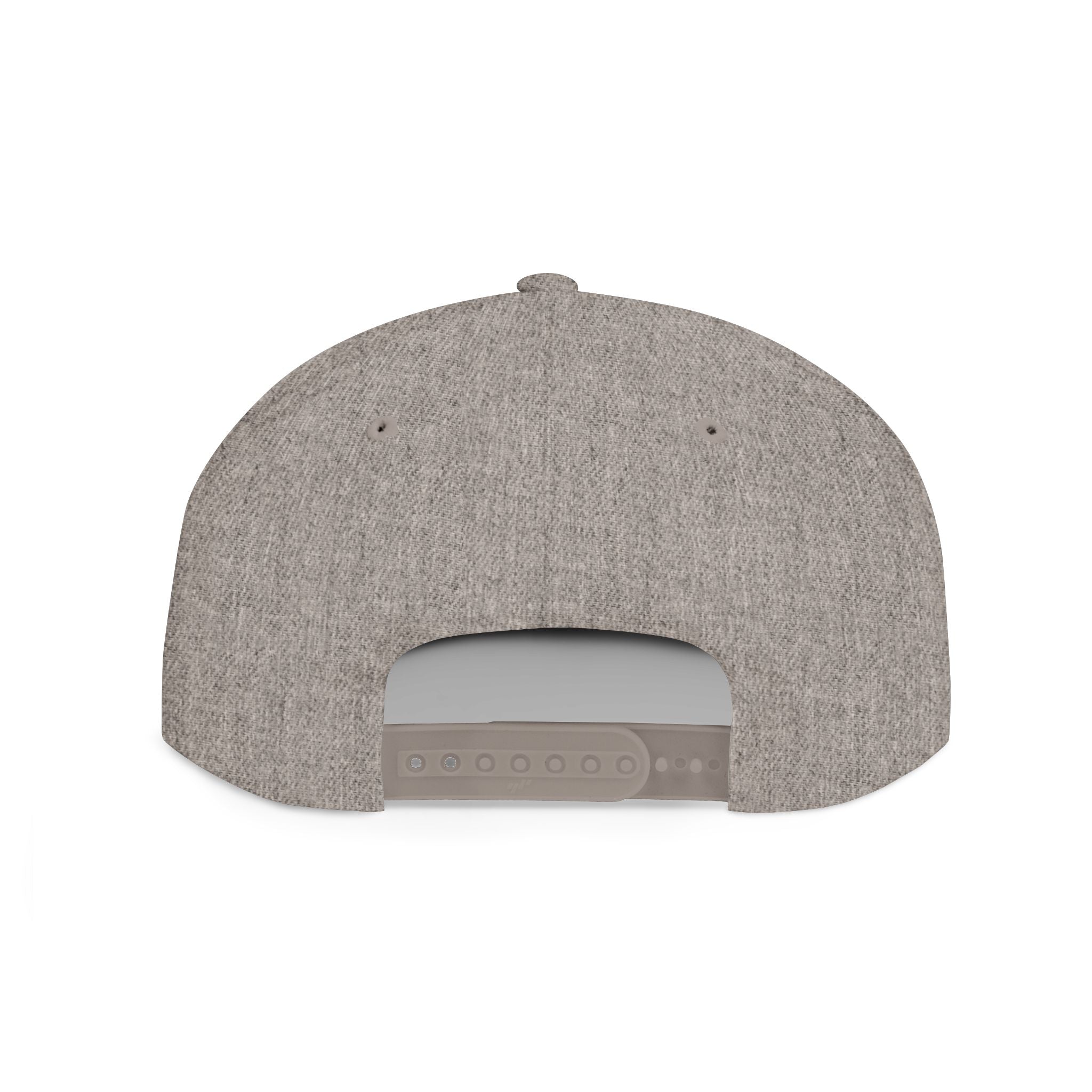 Embroidered Gold Cross Snapback Hat — Faith-Inspired Flat Bill Cap