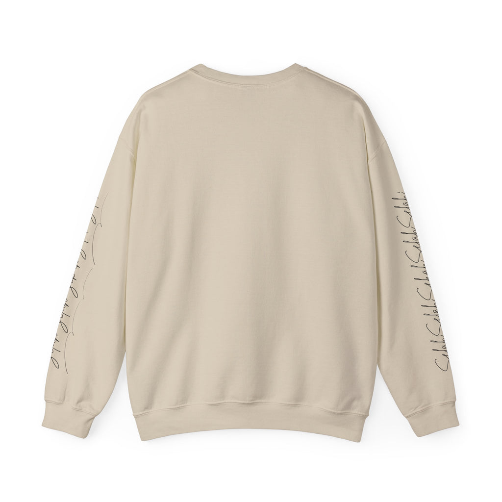 Come to Me and Rest Crewneck Sweatshirt — Minimal Script Comfort Pullover