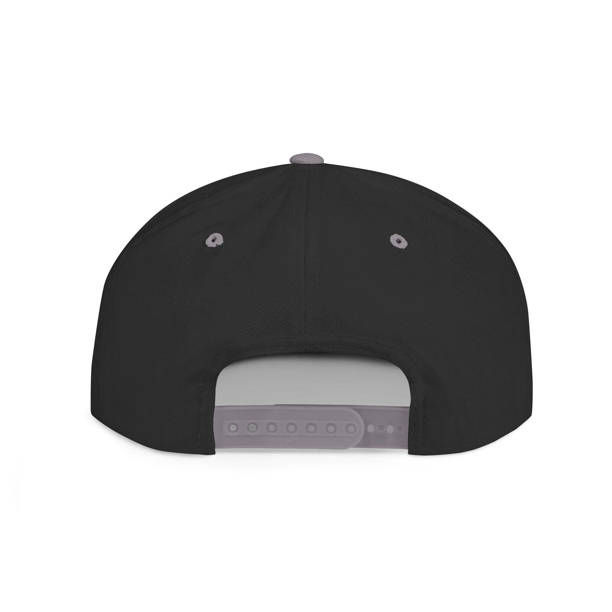 Embroidered Gold Cross Snapback Hat — Faith-Inspired Flat Bill Cap