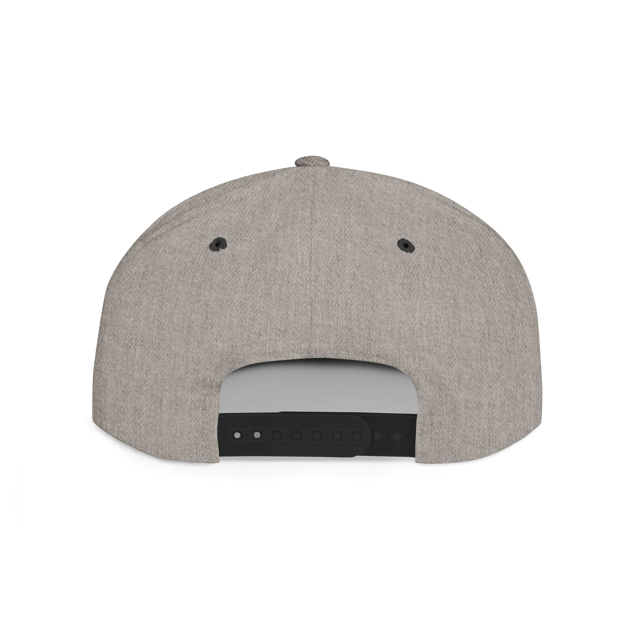 Embroidered Gold Cross Snapback Hat — Faith-Inspired Flat Bill Cap