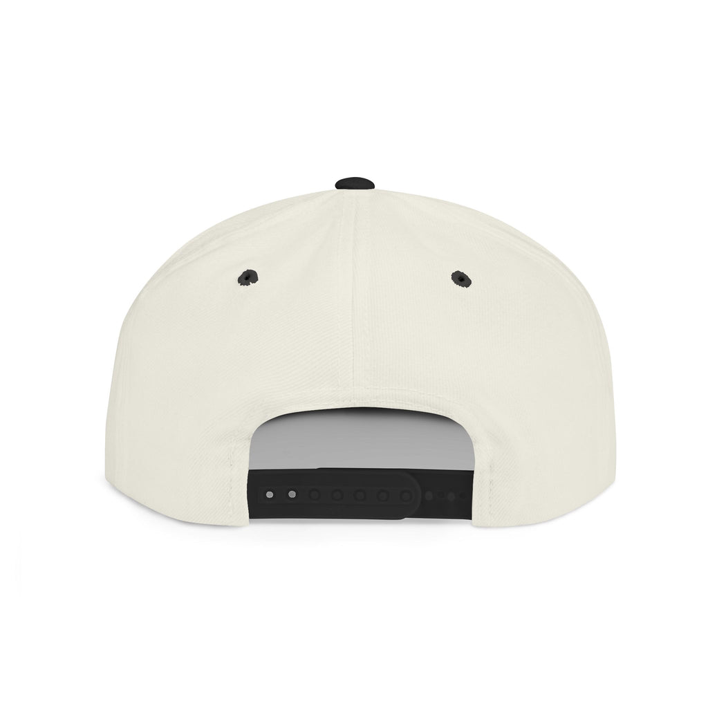Embroidered Gold Cross Snapback Hat — 'Grace & Mercy' Christian Flat-Bill Cap